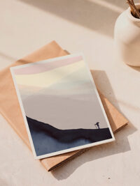 Matin bleu III - Carte postale