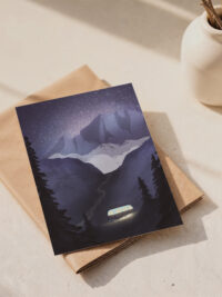 Sous les etoiles - Carte postale