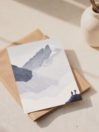 Randonneurs - Carte postale